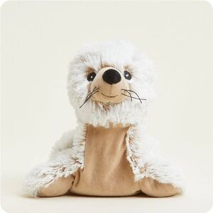 Warmies Seal Microwavable Weighted Plush toy Lavender Scented New With Tag